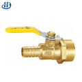 Brass Gas Valve 1/2′′-3/4′′inch with Female Thread Straight Handle